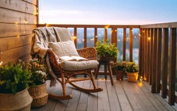 drvena ograda za balkon