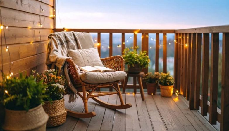 drvena ograda za balkon